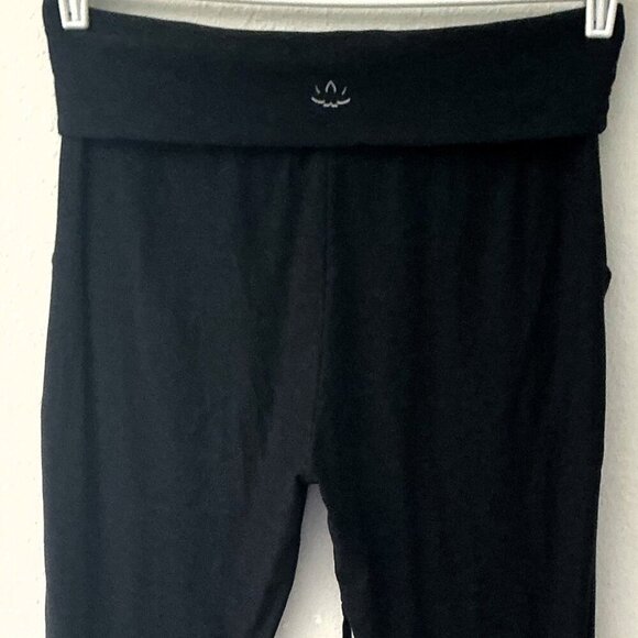 BEYOND YOGA FOLD OVER WAIST LEGGINGS LOUNGEWEAR ACTIVEWEAR YOGA PANTS GUC - Picture 9 of 16